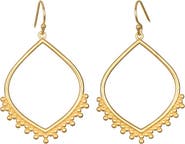 Satya Jewelry Open to Receive Lotus Petal Hoop Earrings