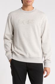 BOSS We Logo Cotton Sweatshirt