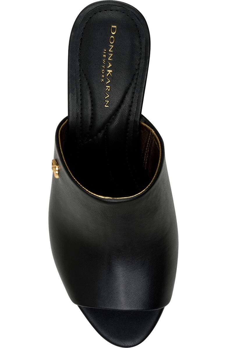 DKNY Donna Wedge Slide Sandal, Alternate, color, Black