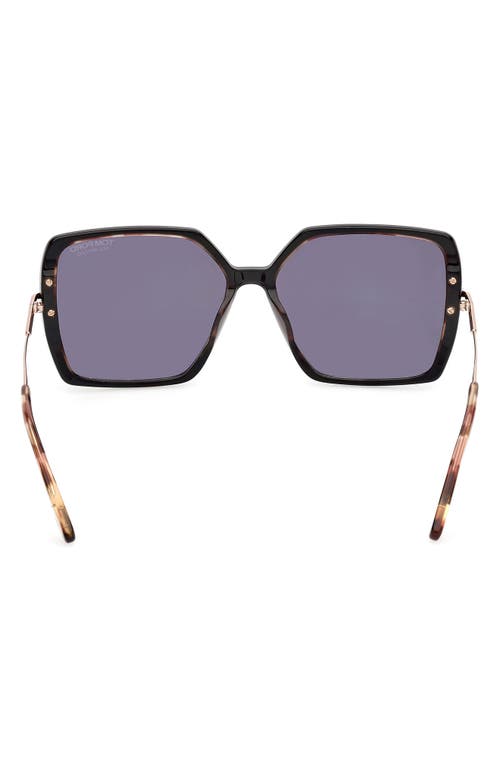 Tom Ford Joanna 59mm Gradient Butterfly Sunglasses In Multi