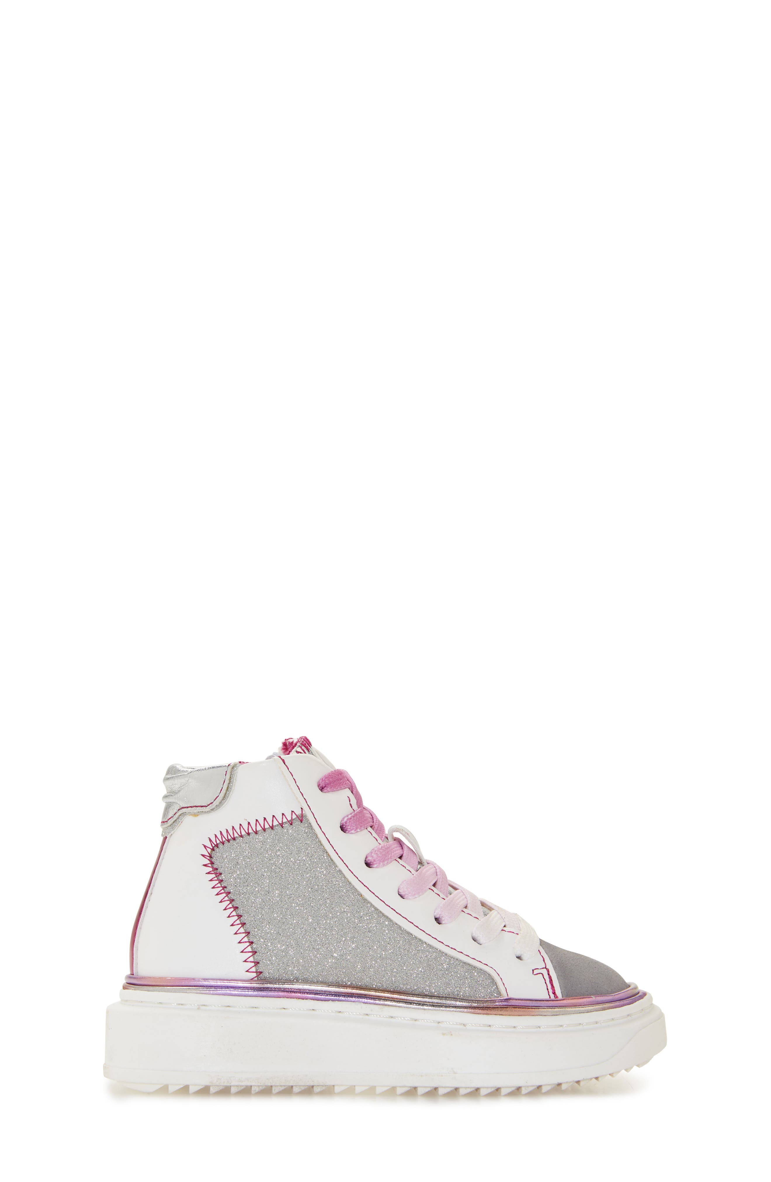 Steve Madden Kids' Glossy Sneaker, Alternate, color, 