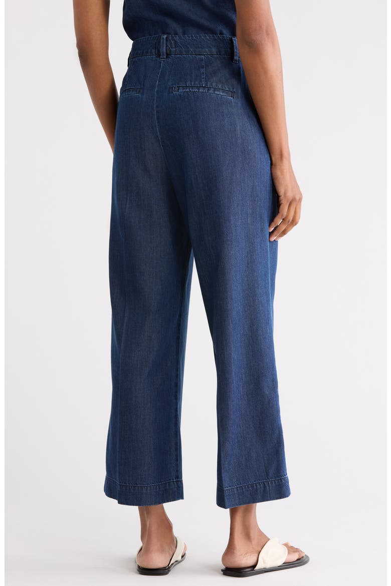 High Waist Crop Wide Leg Jeans, Alternate, color, INDIGO1187