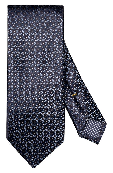 Pine Paisley Silk Jacquard Tie