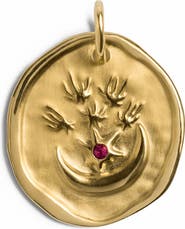 Monica Vinader Birthstone Coin Pendant
