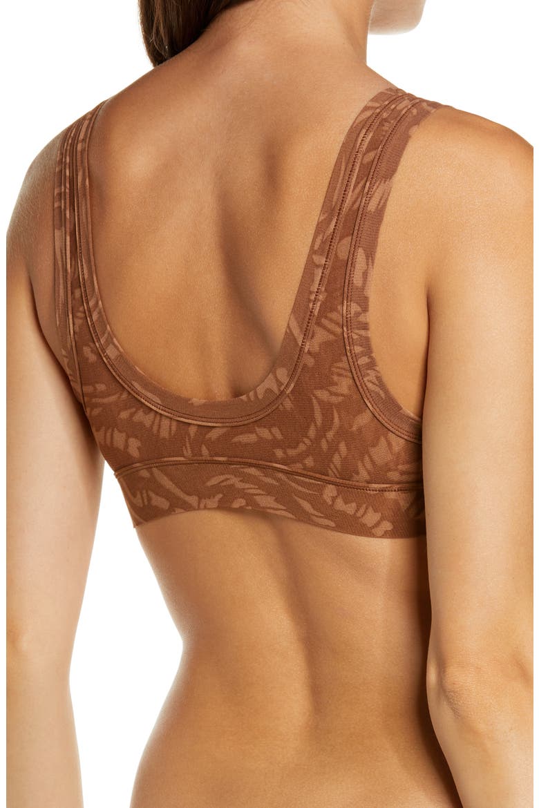 Summer Mesh Plunge Bralette, Alternate, color, LATTE SWIRL