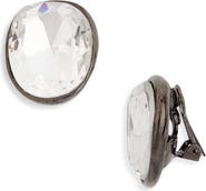 Kenneth Jay Lane Crystal Clip-On Earrings
