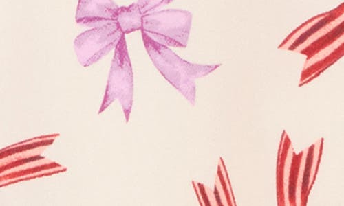 Nordstrom Rack Dreamy Tree Print Flannel Long Sleeve Nightgown In White