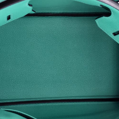 Pre-owned Hermes Hermes Birkin Handbag Green Epsom With Gold Hardware 30 In Green