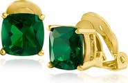 CZ by Kenneth Jay Lane CZ Clip-On Earrings
