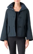 Akris punto Polka Dot Reversible Jacket