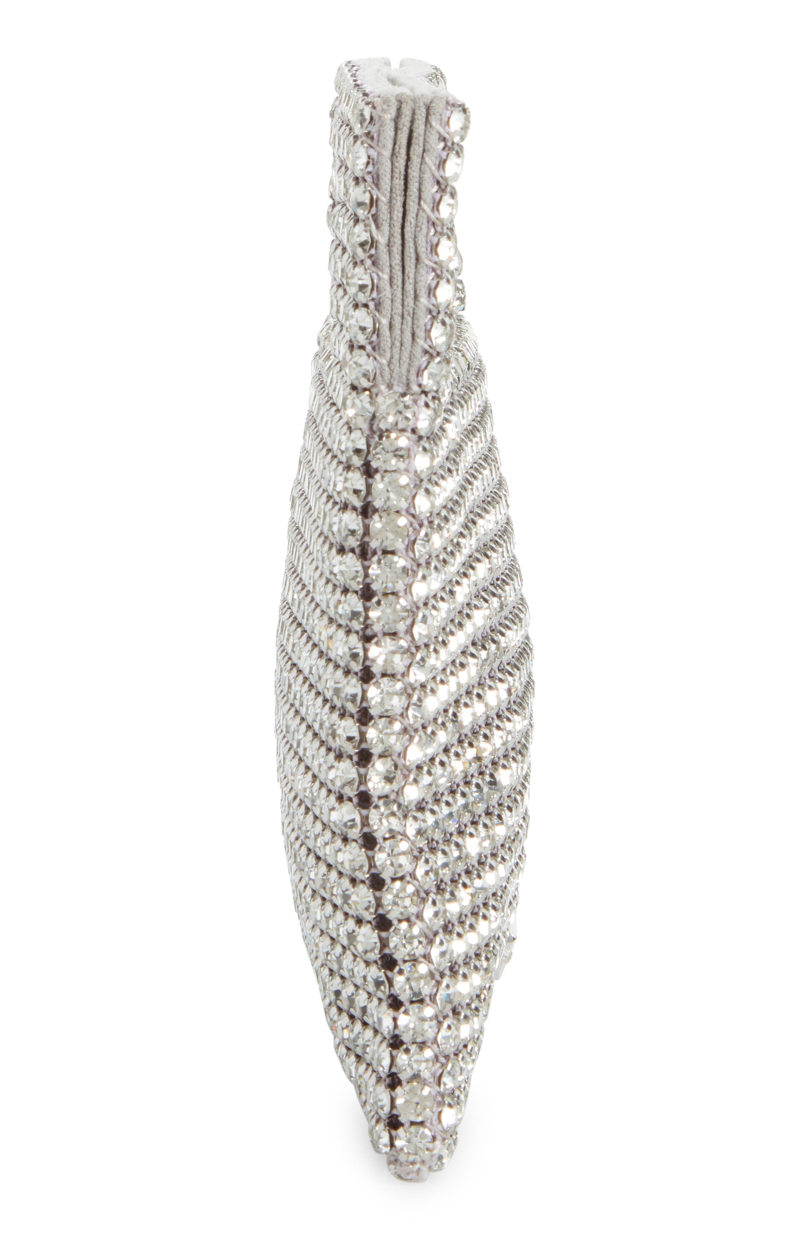 Lucinda Top Handle Clutch, Alternate, color, CLEAR SILVER