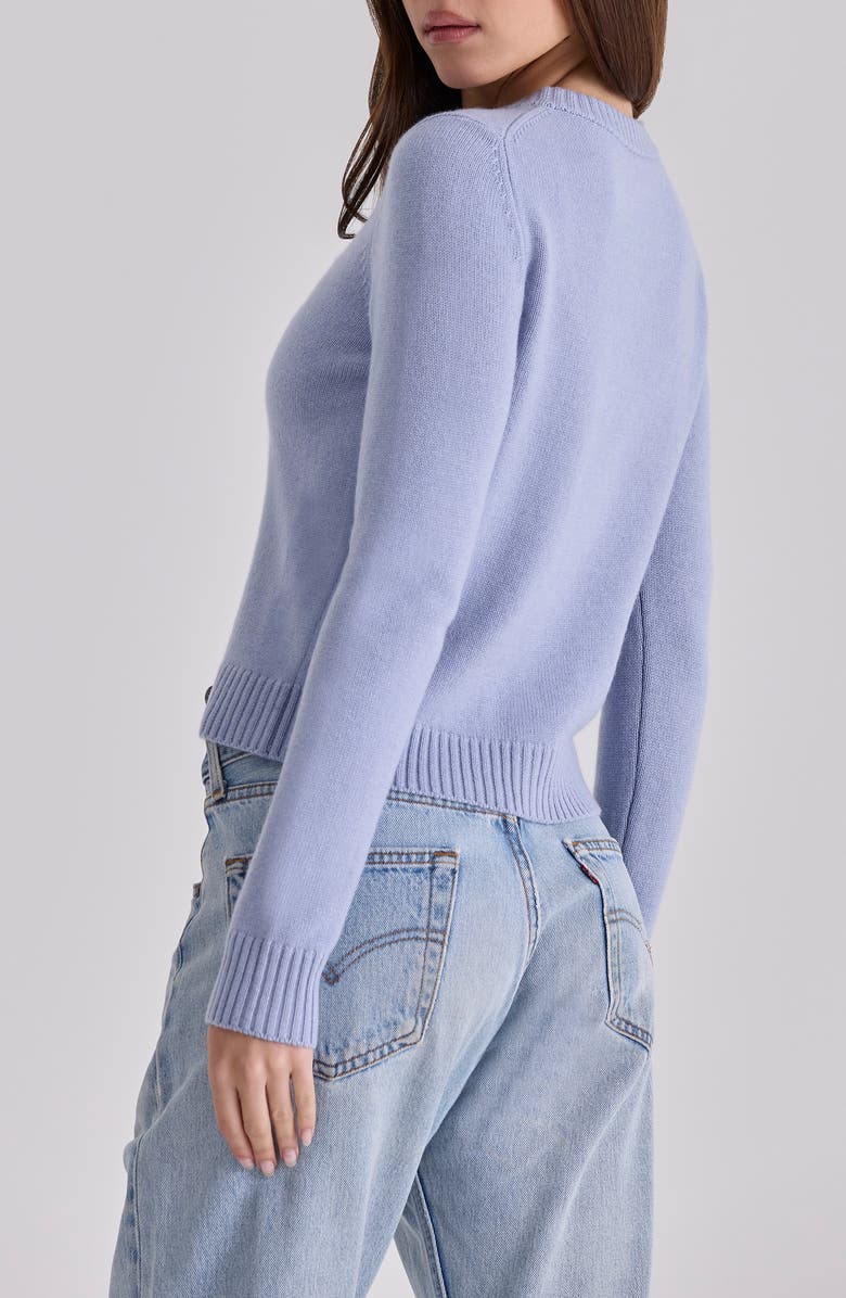 HOUSE OF CB Signature Bluebell Wool & Cashmere Blend Cardigan, Alternate, color, 