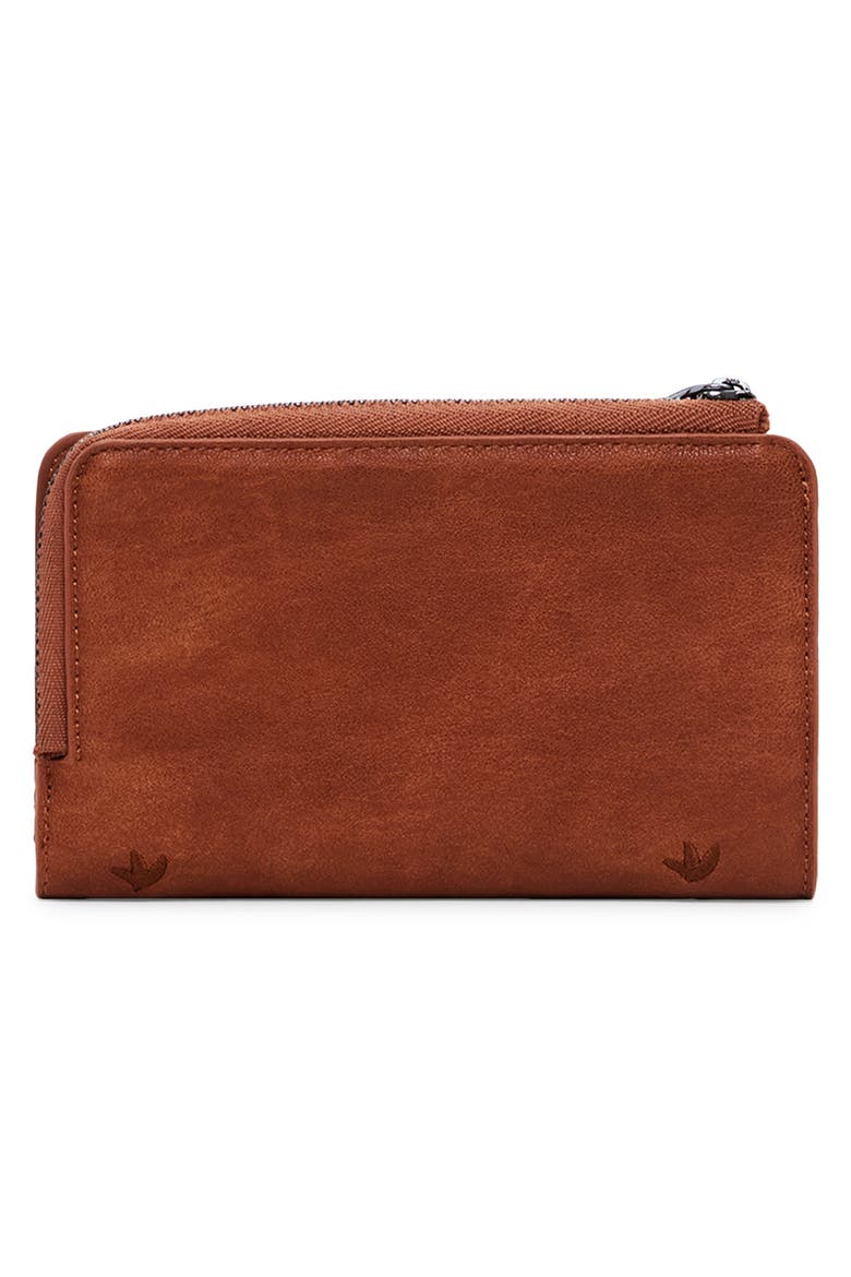 Medium Faux Leather Wallet, Alternate, color, CAMEL