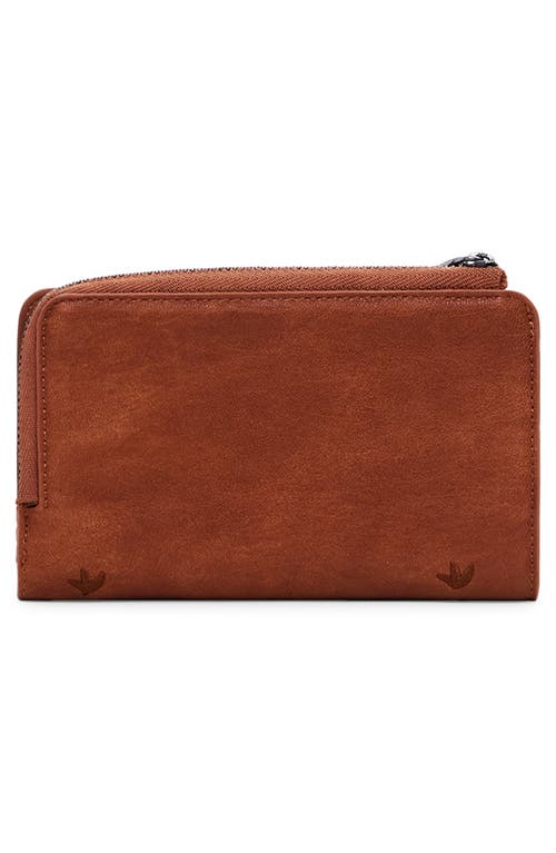 Desigual Medium Faux Leather Wallet In Camel