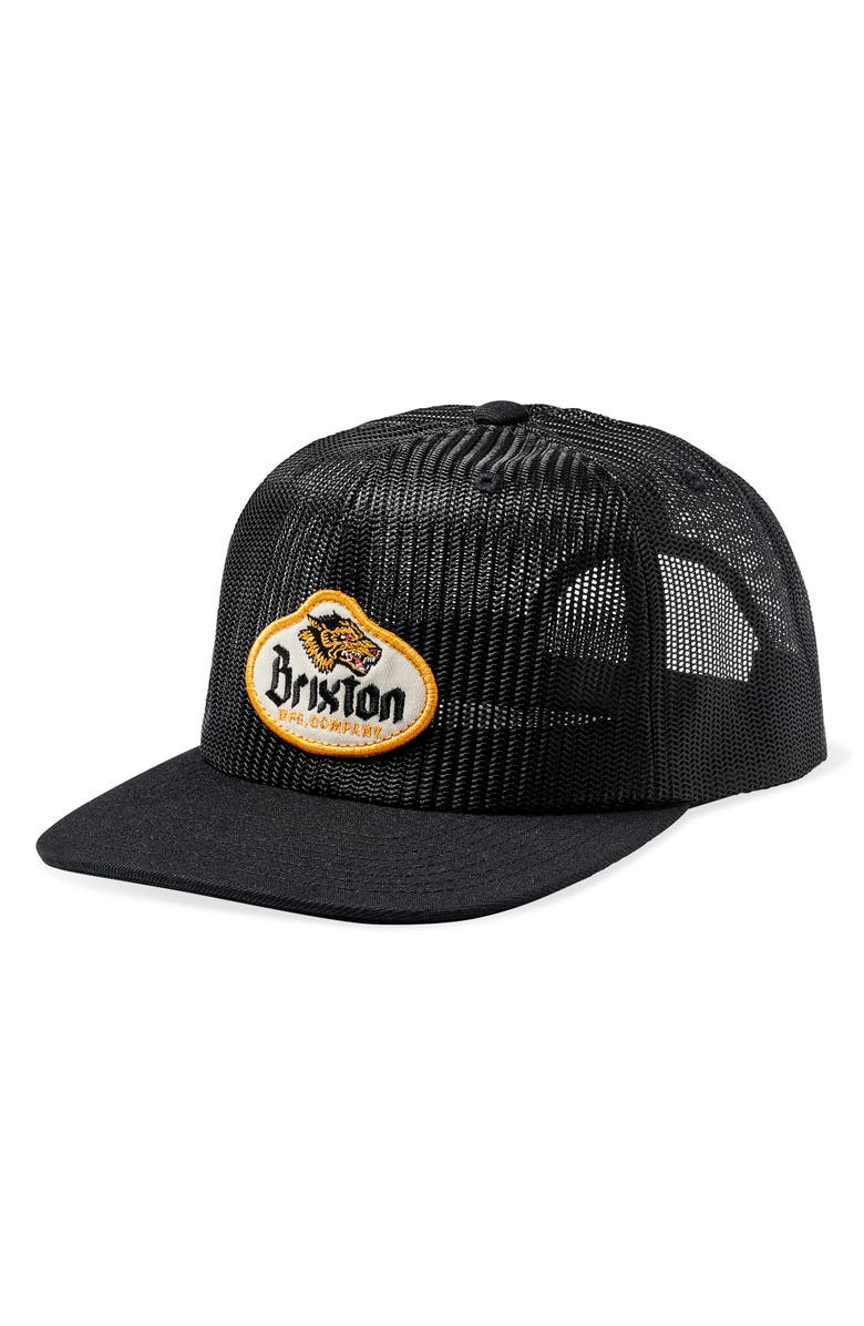 Brixton Canine Mesh Snapback Baseball Cap, Main, color, 