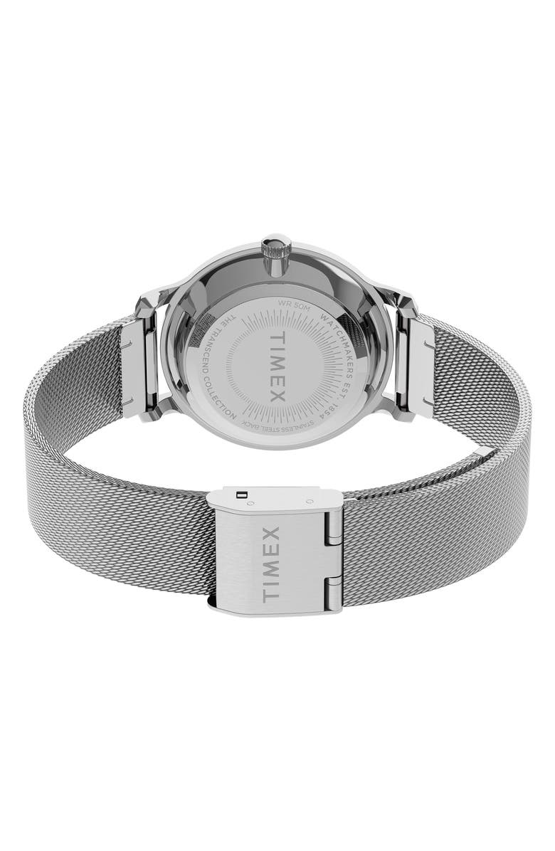 Timex<sup>®</sup> Transcend Mesh Strap Watch, 31mm, Alternate, color,