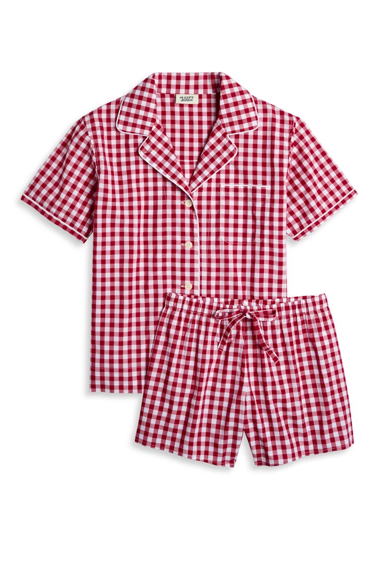 Corita Pajama Set, Alternate, color, Large Red Gingham