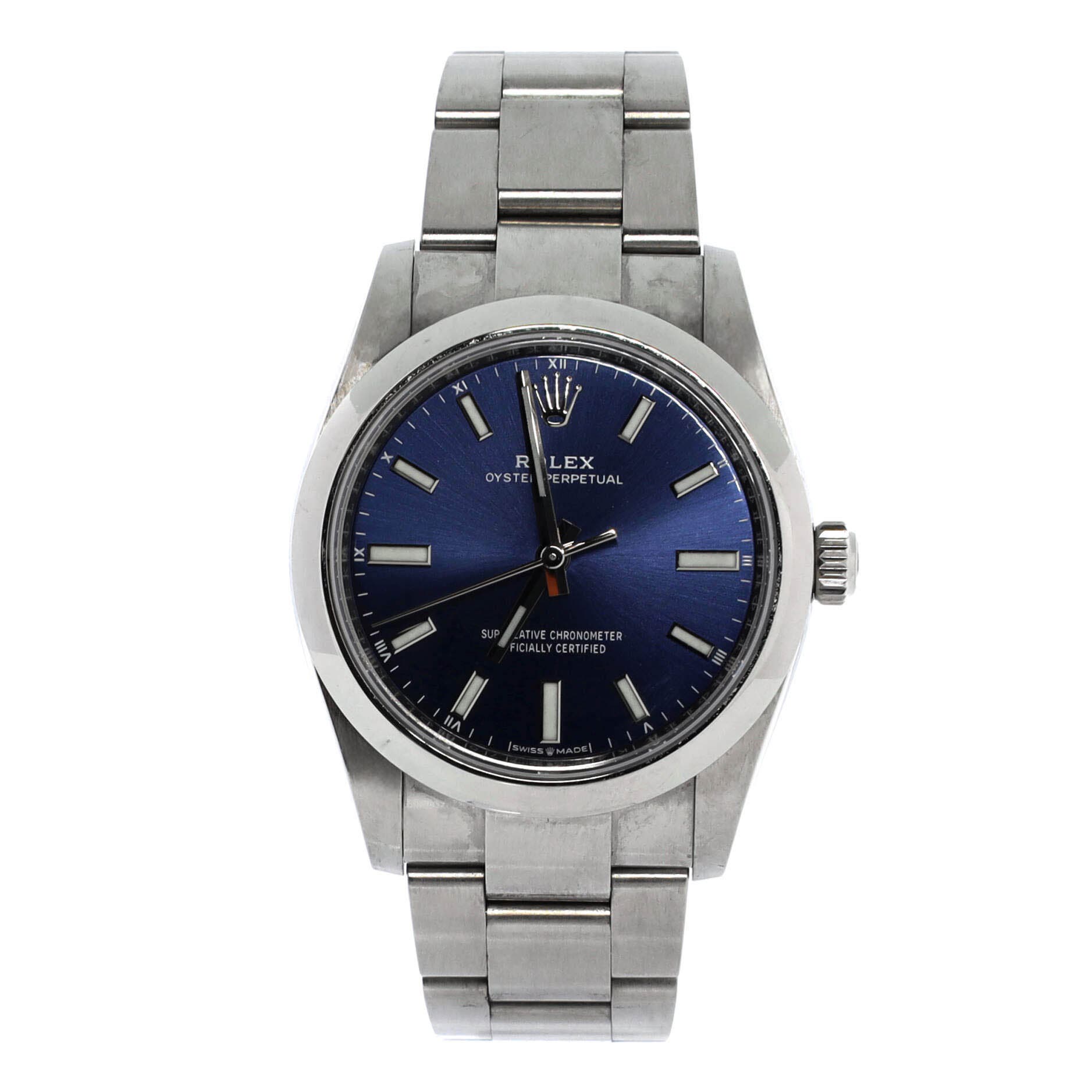 Oyster Perpetual Automatic Watch Stainless Steel 34, Main, color, Metallic Silver