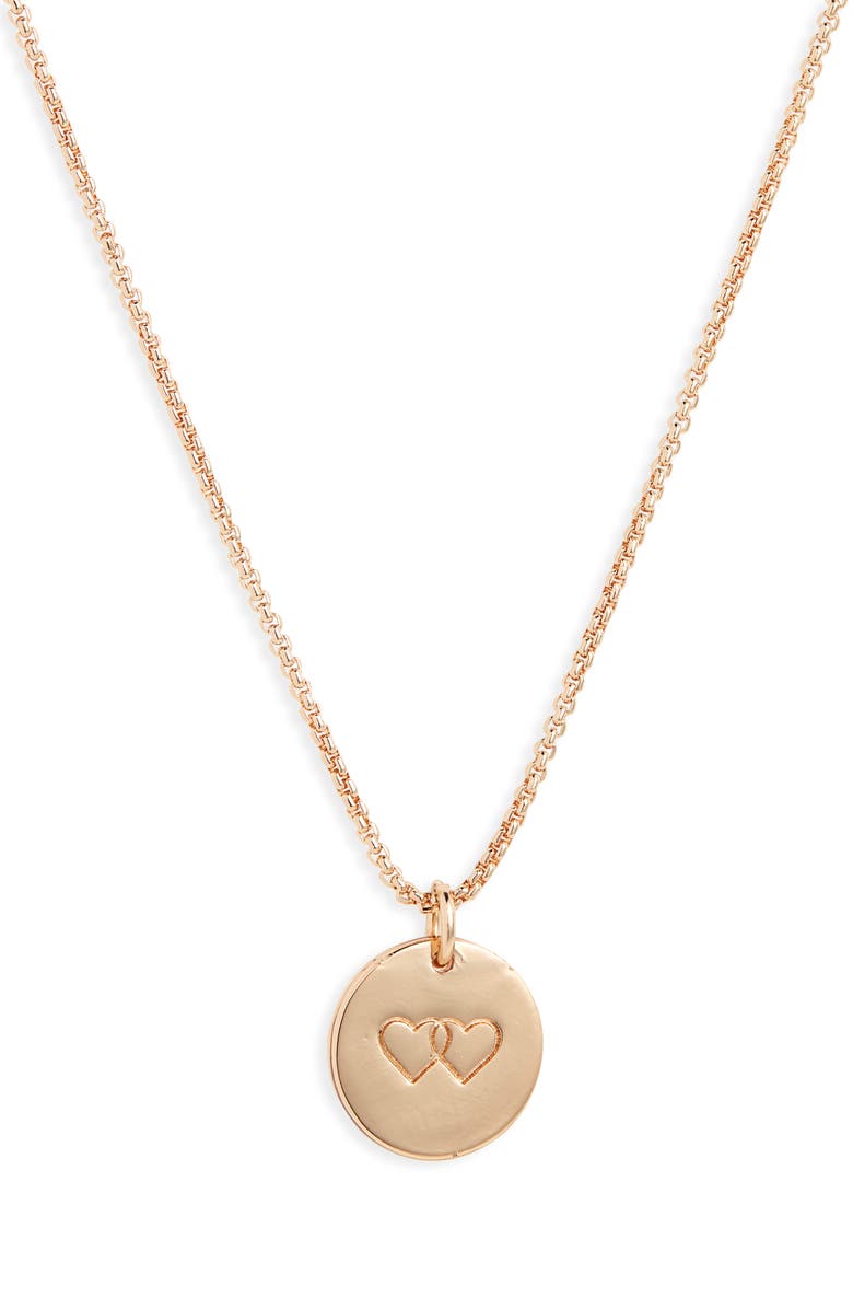 Stella + Ruby Choose Peace Pendant Necklace, Alternate, color, 