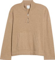 LESET Jesse Half-Zip Wool Sweater