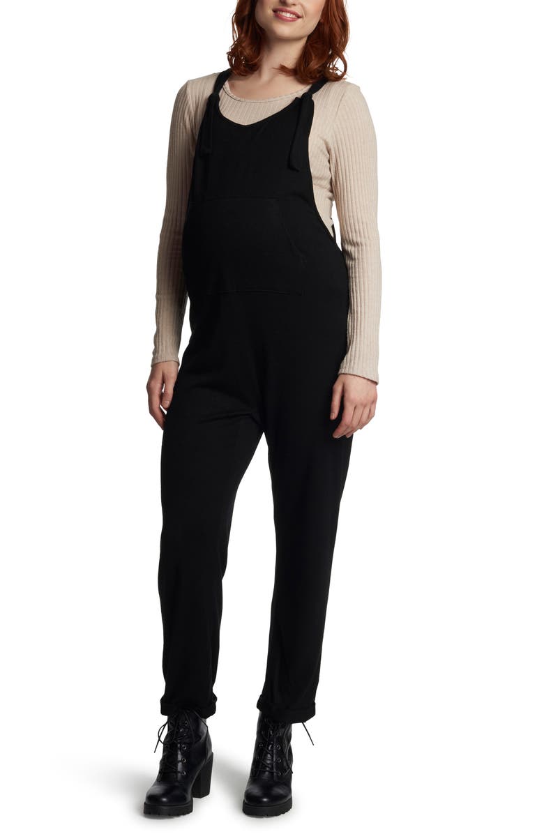 Everly Grey Natalie Maternity/Nursing Knit Overalls, Main, color,