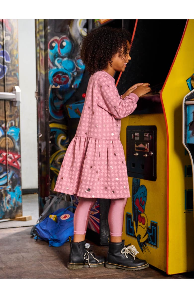 Tea Collection NEW French Terry Dress, Alternate, color, Metallic Stars