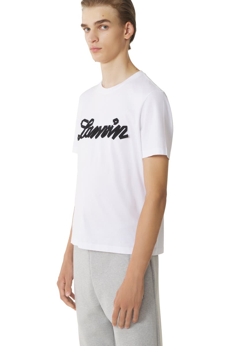 Lanvin White Lanvin Ribbon T-Shirt, Alternate, color, Optic White