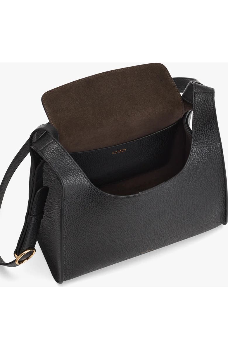 Cuyana Double Loop Bag, Alternate, color, Black