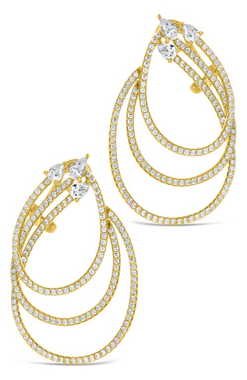 Sterling Forever Kaia Cubic Zirconia Statement Drop Earrings