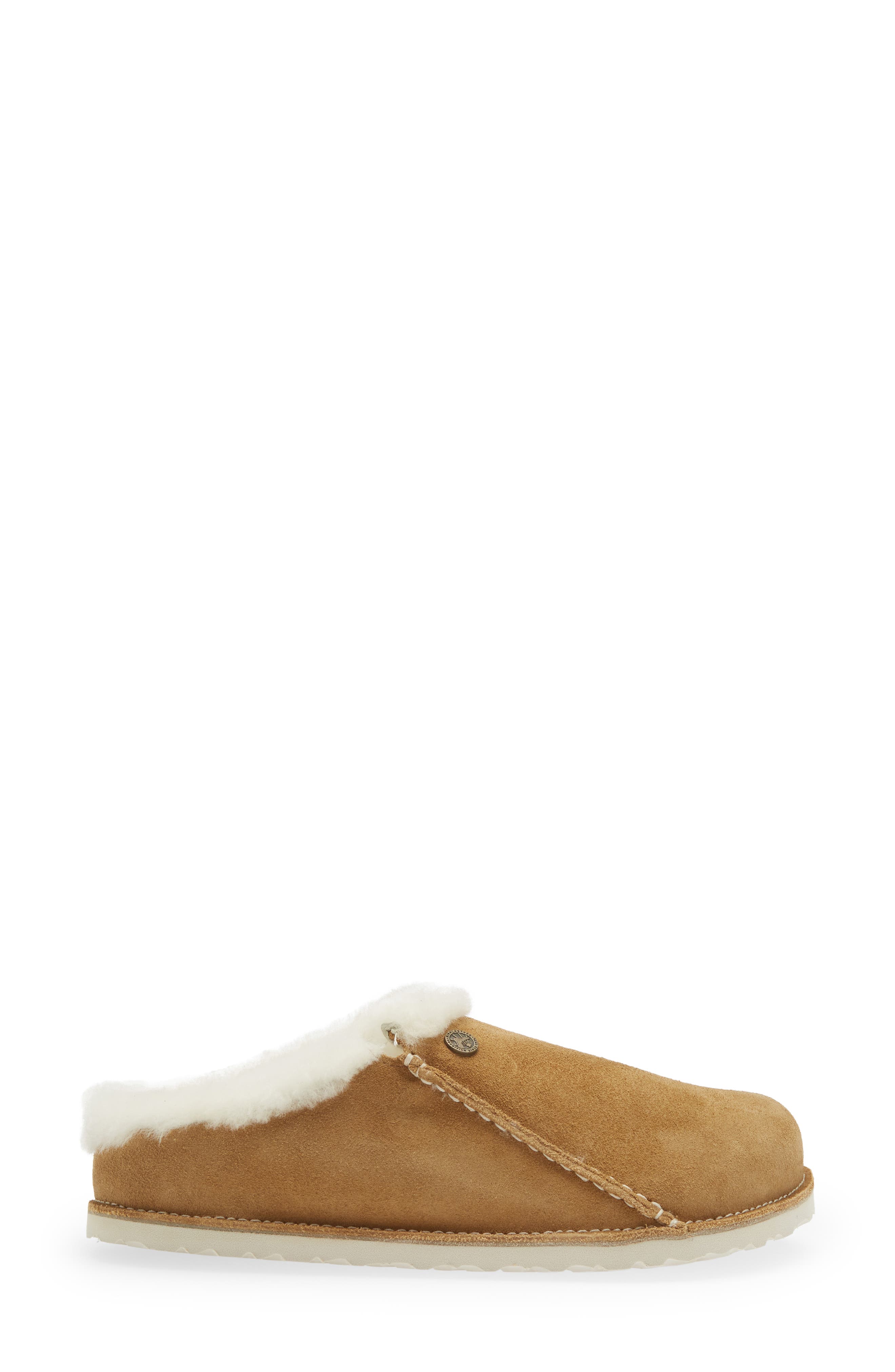 Birkenstock Zermatt Genuine Shearling Slipper, Alternate, color, Mink/ Natural