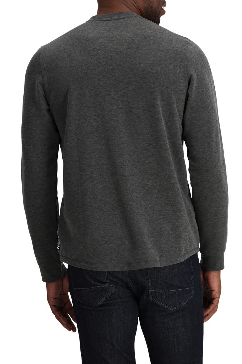 Aberdeen Long Sleeve Pocket Henley, Alternate, color, BLACK HEATHER