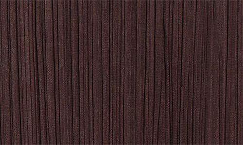 Issey Miyake Pleats Please  Monthly Colors July Pleated Pants In Brown