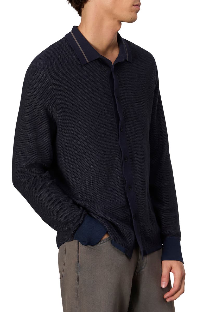 rag & bone Harvey Piqué Button-Up Shirt, Alternate, color,