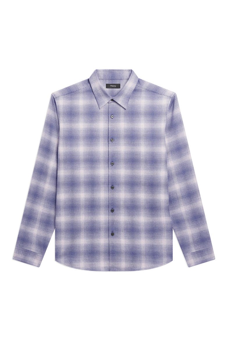 Irving Plaid Long Sleeve Cotton Shirt, Alternate, color, INKLING MULTI - 2UW