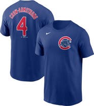 Nike Men's Nike Pete Crow-Armstrong Royal Chicago Cubs Fuse Name & Number T-Shirt