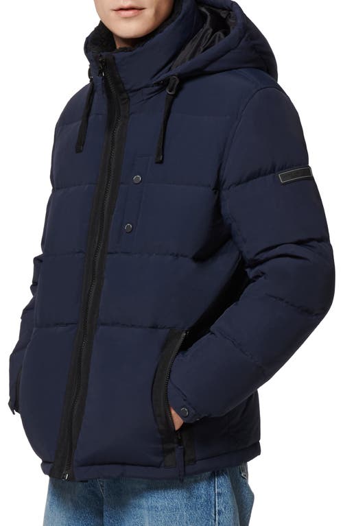 MARC NEW YORK MARC NEW YORK HUBBLE FAUX FUR COLLAR WATER RESISTANT PUFFER COAT 