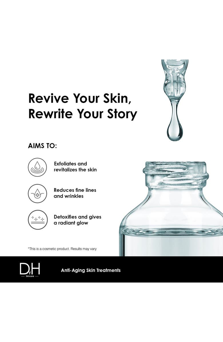 Dr H Anti-Ageing Retinol Facial Serum 30ml for Fine Lines & Wrinkles, Loss of Firmness, Alternate, color, White