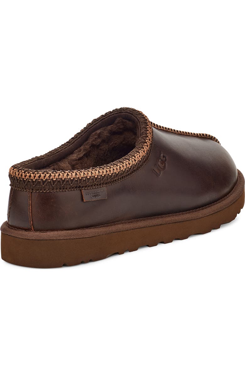 UGG<sup>®</sup> Tasman Leather Slipper, Alternate, color, Ironwood