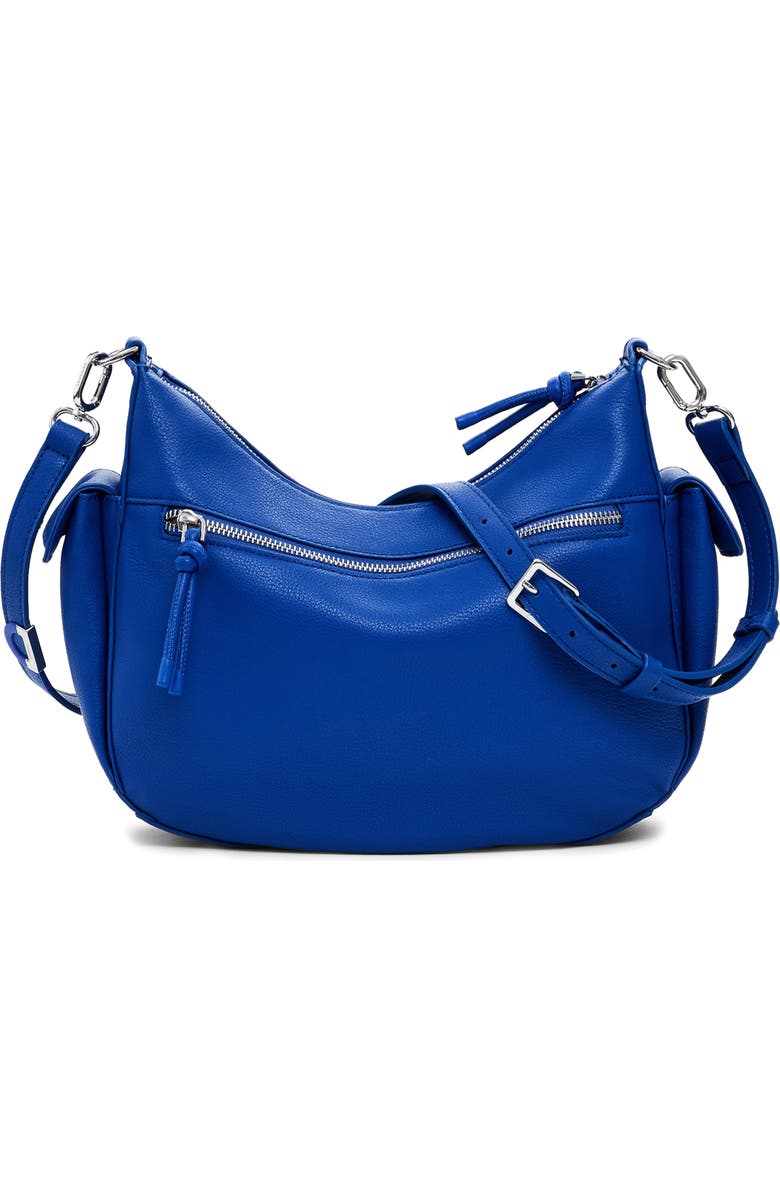 Desigual Faux Leather Shoulder Bag, Alternate, color, Royal Blue