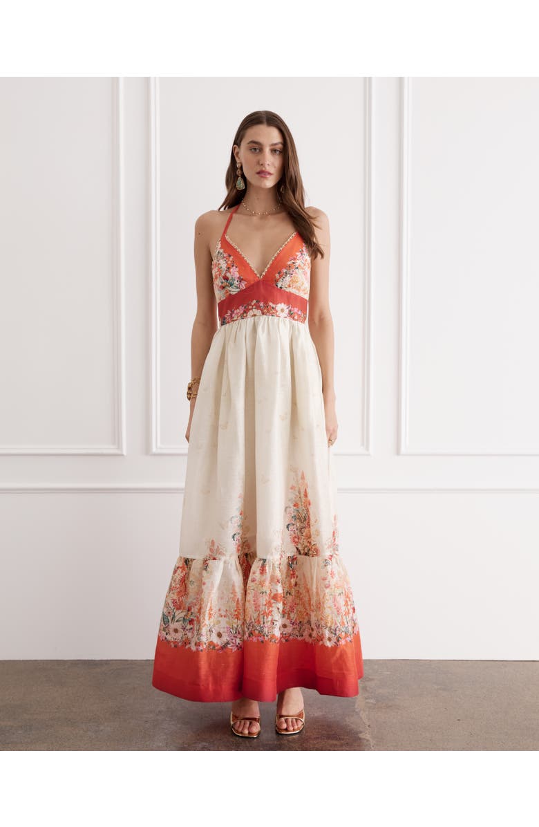 Aqua Blu Claudia Maxi Dress, Main, color, Bouquet