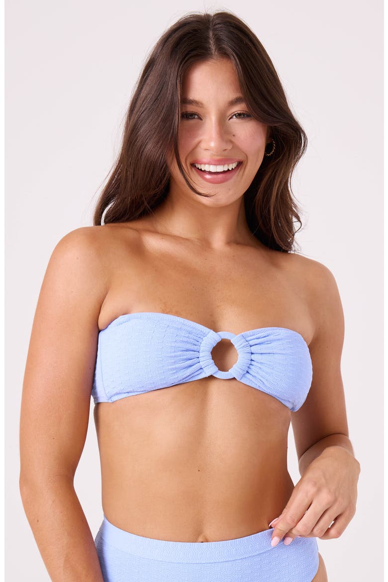 Haleiwa Bandeau Bikini Top, Alternate, color, OPEN AIR