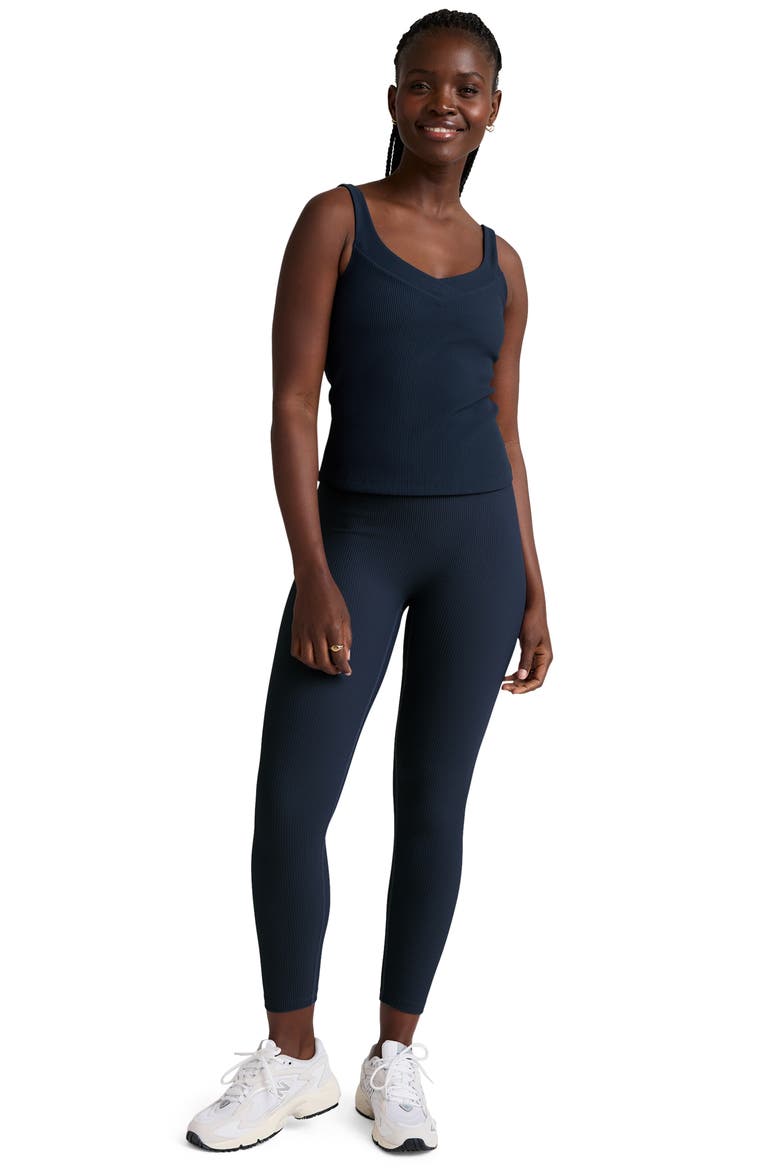 Rib Tank Top, Alternate, color, NOCTURNAL NAVY