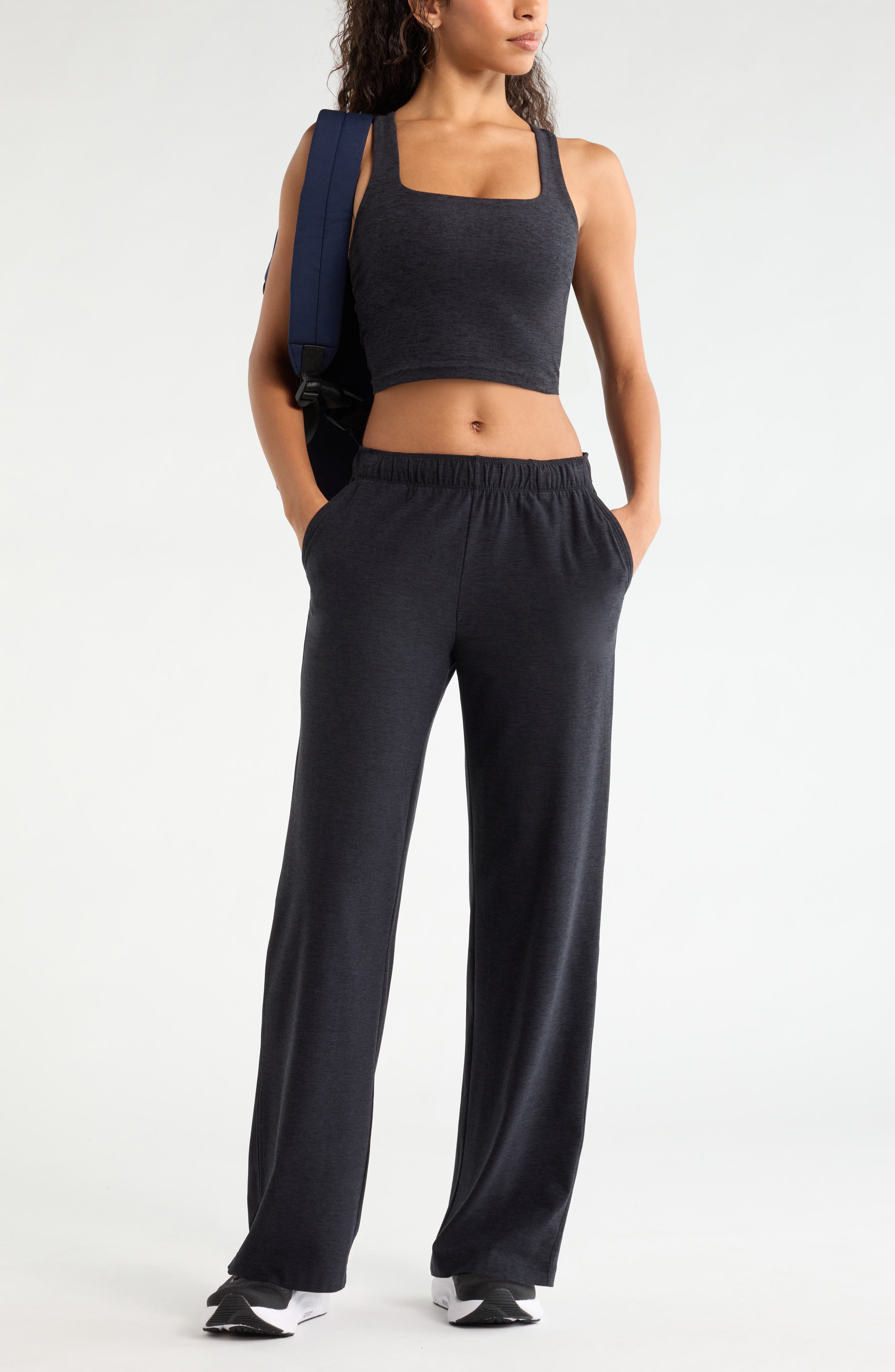 Zella Restore Soft Straight Leg Pull-On Pants (Women) | Nordstrom