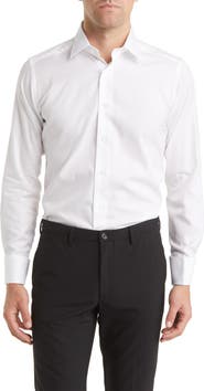 David Donahue Slim Fit Tuxedo Shirt