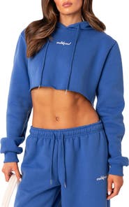 EDIKTED Brenna Crop Hoodie