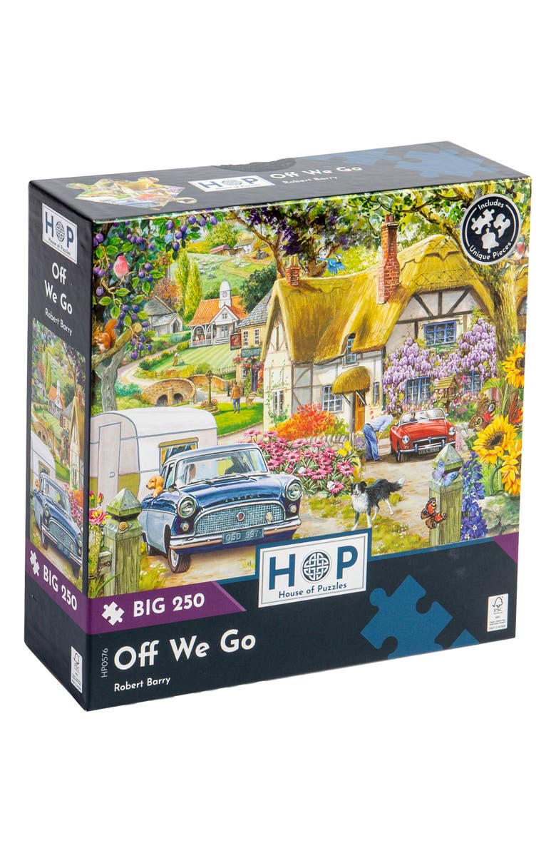 The House of Puzzles Off We Go Big 250-Piece Jigsaw Puzzle, Main, color, 