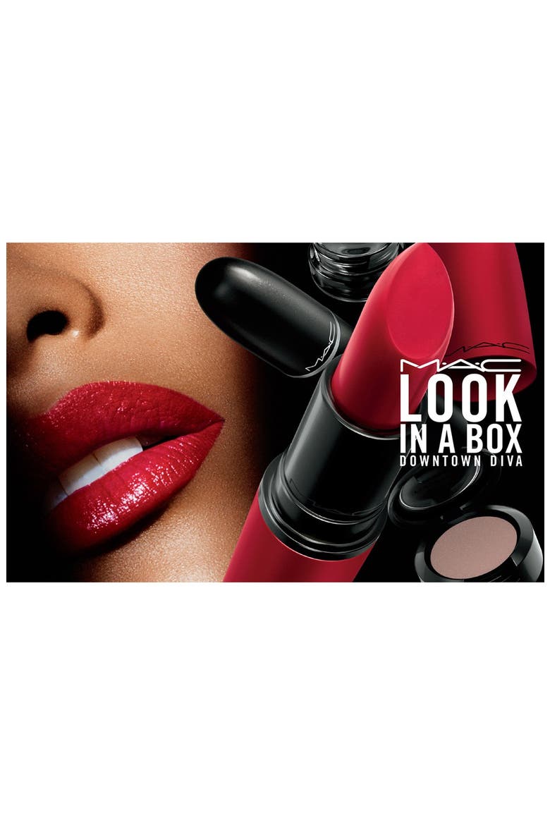 MAC 'Look in a Box - Downtown Diva' Red Lip & Eye Kit (Nordstrom Exclusive), Alternate, color, NO COLOR
