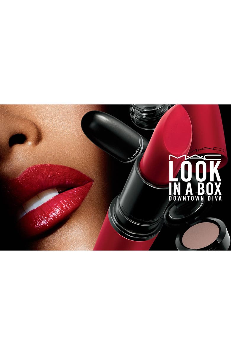 MAC Cosmetics MAC 'Look in a Box - Downtown Diva' Red Lip & Eye Kit, Alternate, color,