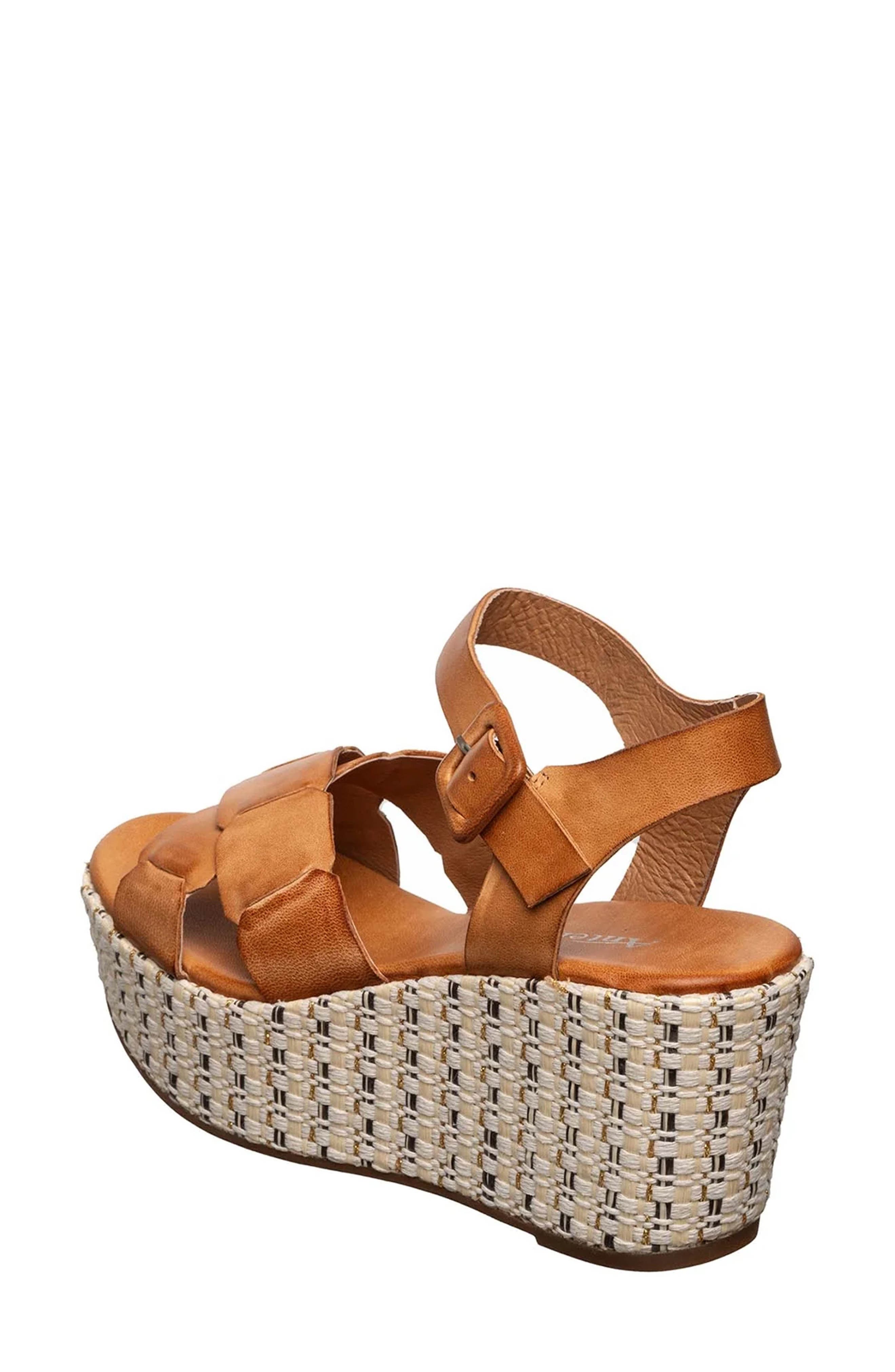 ANTELOPE Hunter Ankle Strap Espadrille Platform Wedge Sandal, Alternate, color, Taupe