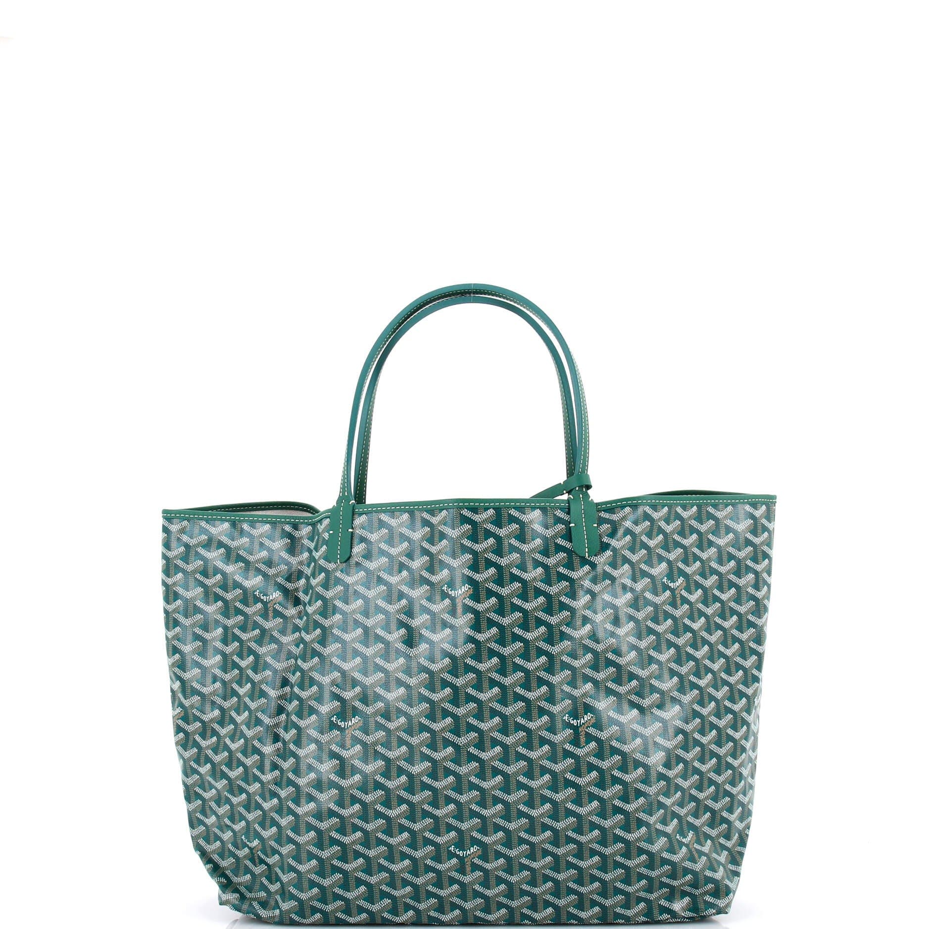 Pre-Owned Goyard Saint Louis Tote Coated Canvas GM, Alternate, color, Green